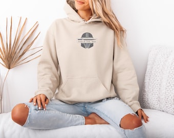 This Is The Way Embroidered Hoodie, Mandalorian Hoodie, Star Wars Hoodie, Disneyland Hoodie, Disney World, Family Vacation Hoodie