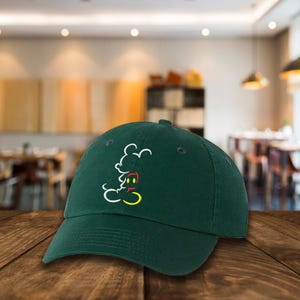Embroidered Mickey Mouse Baseball Hat, Mickey Ears Embroidered Hat, Magic Kingdom Hat, Disney Trip Hat, Family Vacation Wear