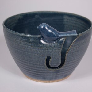 Blue Bird Yarn Bowl, Basic Birdie Yarn Bowl, Yarn Bowl