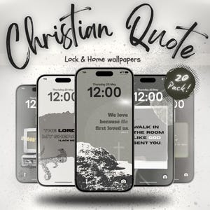 Telefoonbehang met christelijke citaten - telefoonbehang met bijbelteksten - christelijk behang voor smartphone - christelijke affirmaties