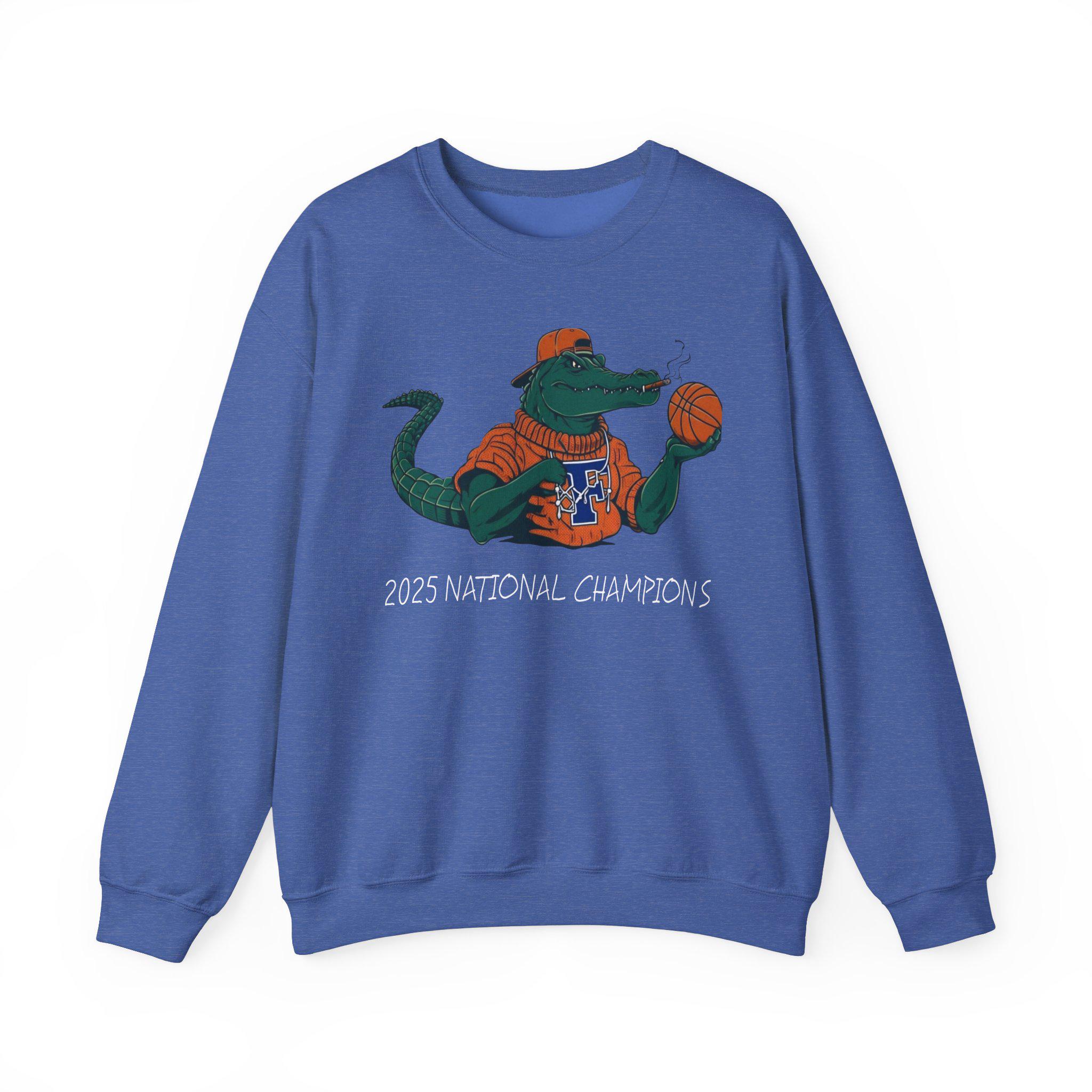 Champion Men’s Florida Gators UF Crew Neck Sweatshirt L Embroidery Stitched READ