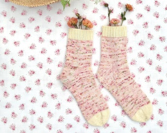 Knitting Pattern ~ Sweet Vanilla Toe Up Socks