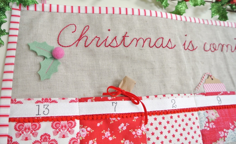 pattern-quilted-advent-calendar-with-24-pockets-pdf-pattern-etsy