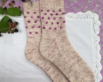 Knitting Pattern ~ Brambleberry Socks