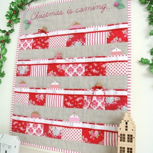 Pattern Quilted Advent Calendar With 24 Pockets PDF Pattern - Etsy Canada