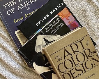 Coffee table books • art history, design, artist references, color theory, vintage photography, Americana