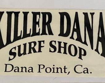 Vintage 1960s Surfers Cross Surf Shop Decal - Santa Monica, CA - Etsy