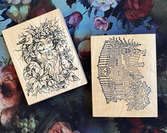 Vintage PSX stamps for scrapbooking, snail mail • junk journal supplies, rubber stamping