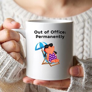 Novelty Little Ms OUT OF OFFICE Mug Funny Miss Women Gift Secret Santa Team Present Unique Ceramic Novelty Office Travel 10oz Coffee Cup
