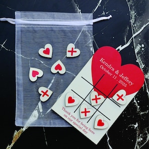 Personalised Table Wedding Games | Unique Wedding Favours | Ring Toss | Wedding Keepsake Gift | Wedding Ideas | Tic Tac Toe Game