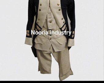 Chaleco y pantalones de regimiento nuevos para hombres, solo de la Guerra de Independencia de los Estados Unidos, de Nooria Industry