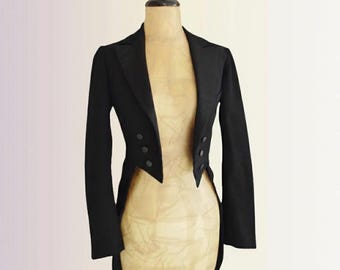 Custom Made Regency Tailcoat: Victorian Steampunk Costume Gothic Bridgerton Jacket By Nooria Industry