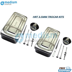 3.5mm HRT Trocar Kits 2 Sets Hormone Replacement Pellet Insertion Trocars