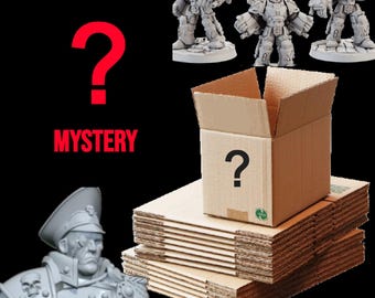 777 Grimdark Sci-Fi Mystery Box 28mm Miniatures – Grab Bag for Tabletop RPG Collectors