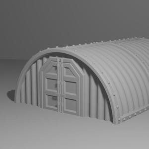 3D Printed Bunker Terrain - 28mm Sci Fi Wargaming Stronghold Mini