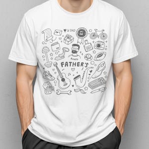Dad&#39;s Day Fun T-Shirt, Father&#39;s Day Gift, Cool Dad Shirt, Gift for Him, Dad Cute Tee