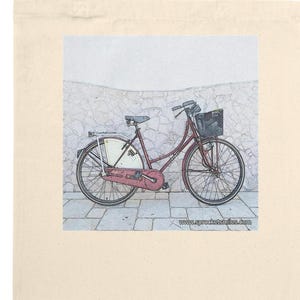 Eco-Friendly Bicycle Themed Tote Bags - Premium Cotton, Unique Bike Designs