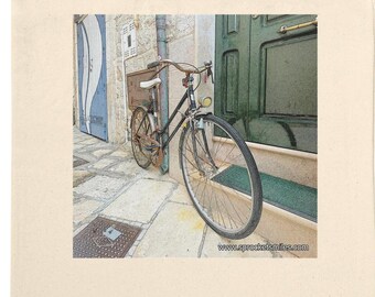 Bicycle Art Cotton Tote Bag – Eco-Friendly Shopper