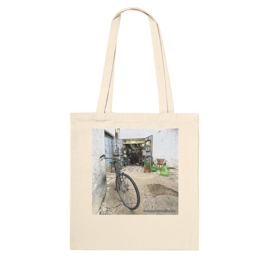 Bicycle Tote Bag – Eco-friendly 100% Cotton, Unique Bike Designs