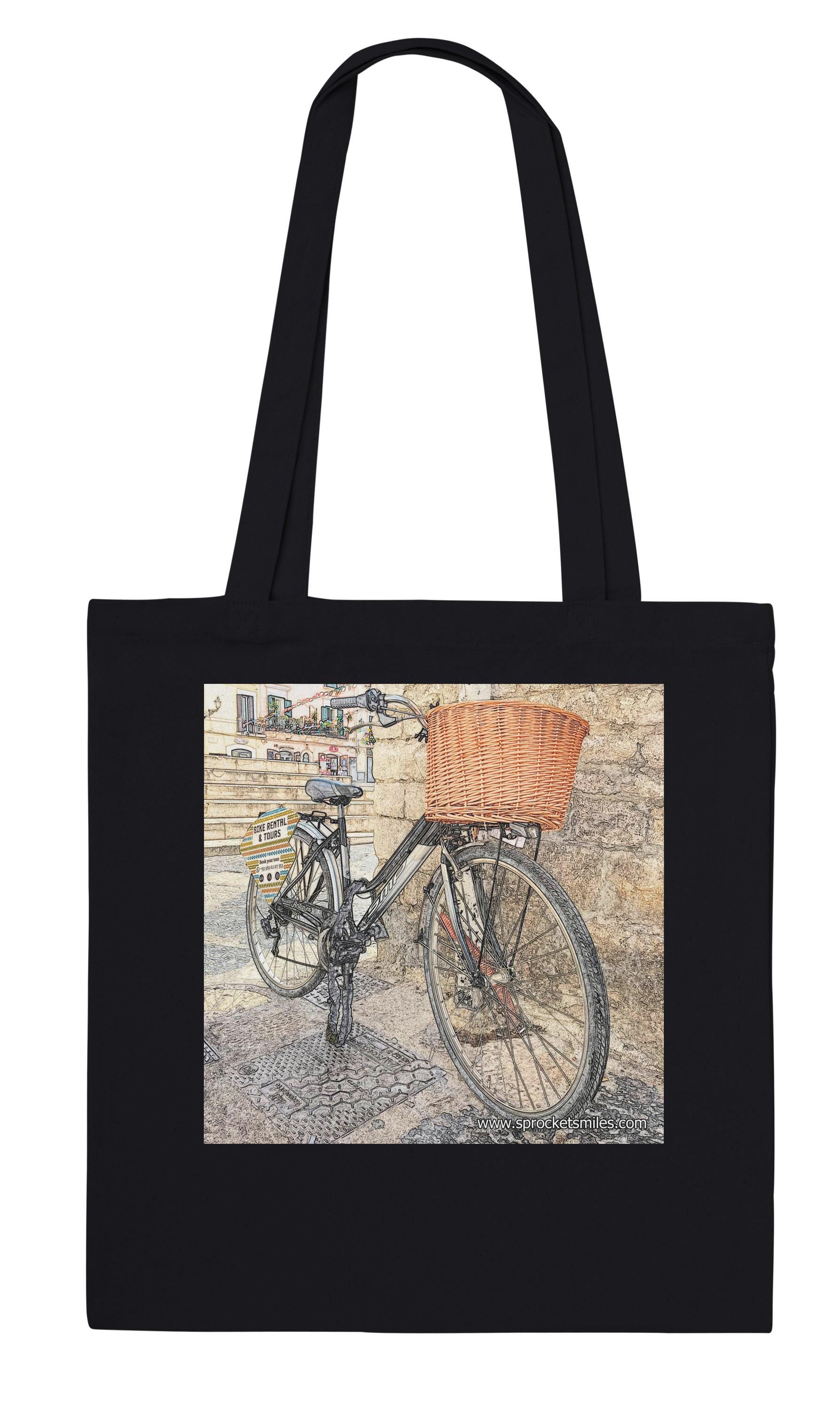 トートバッグ OZ up cycling tote bag Bike Design Cotton Tote Bag: Eco-friendly Shopper - Etsy