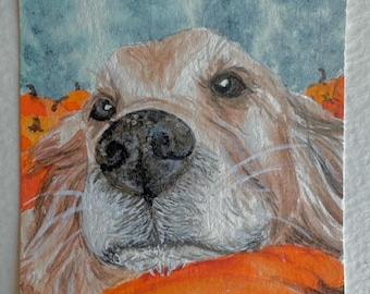 Miniature Pet Portraits - Original Painting - To Order