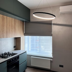 Dual Blackout and Light Filter Window Roman Shades, Black Out Roller Blinds, Roller Shades, Made-to-order Window Blinds