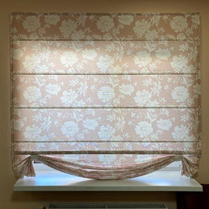 Vintage valance curtains, scalloped valance, kitchen valance, boho curtains for kitchen, bedroom, bathroom, window treatment
