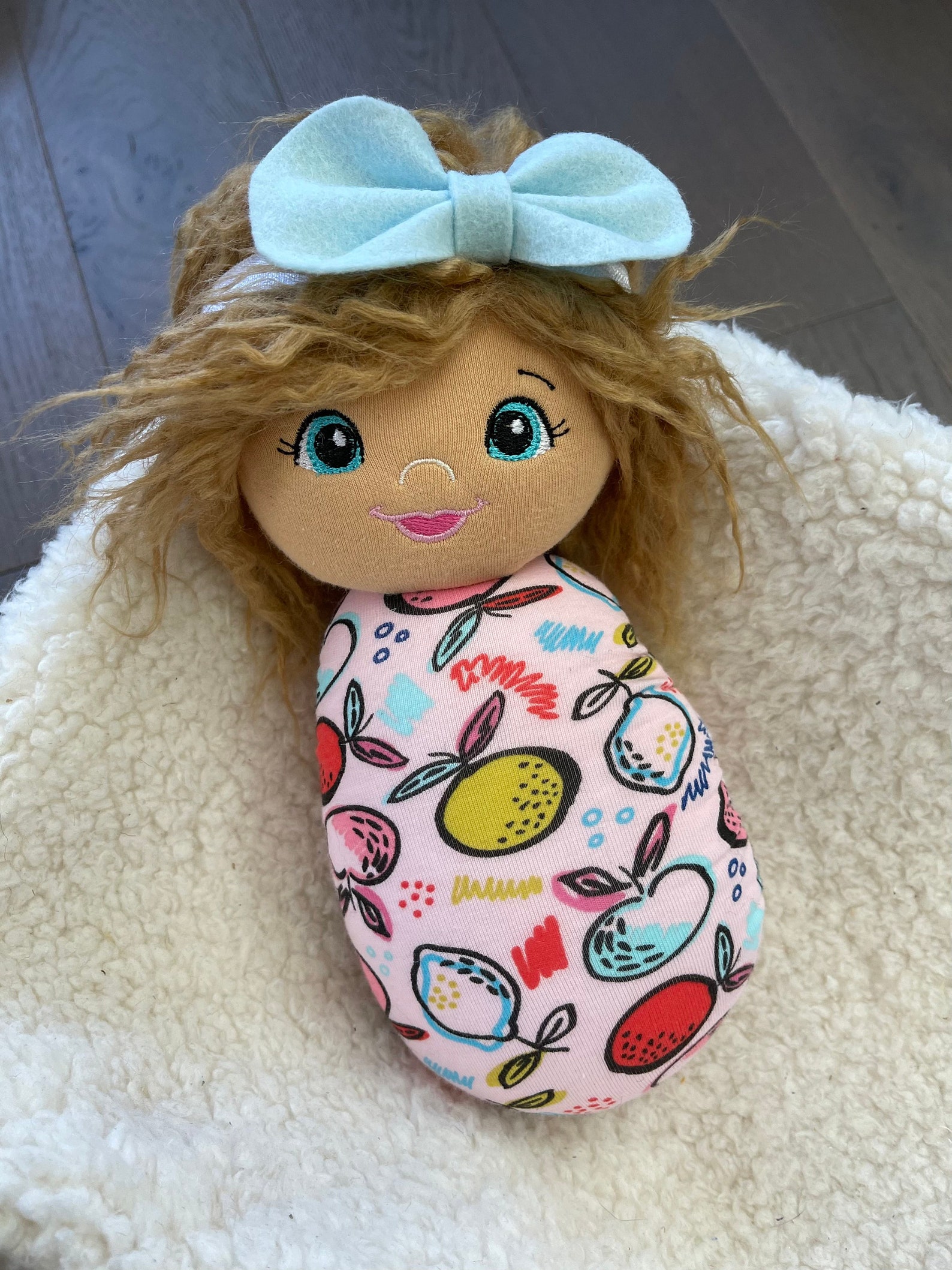 Handmade Swaddle Doll Plush Swaddle Doll Baby Doll Swaddle Etsy