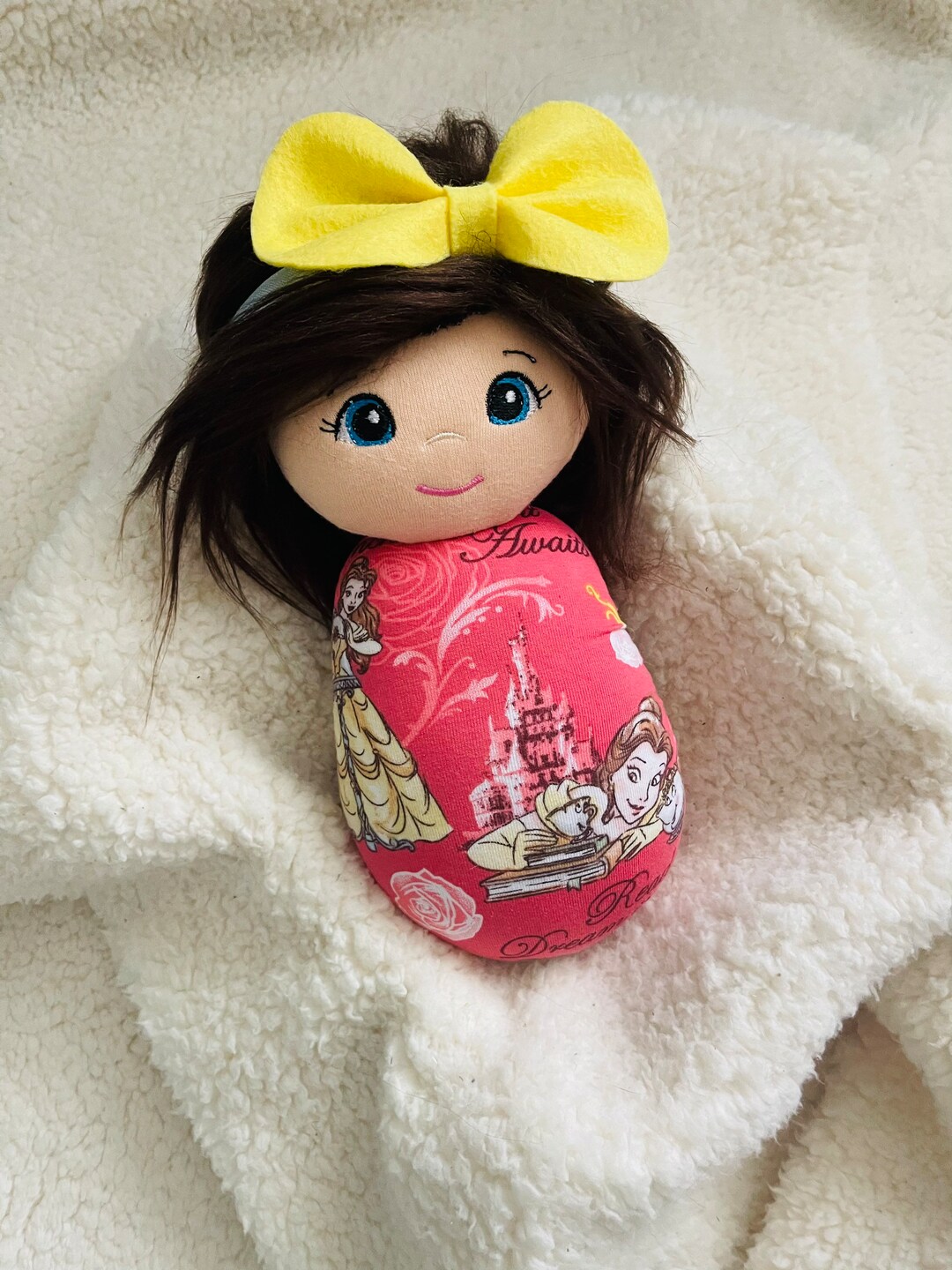 Handmade Swaddle Doll, Plush Swaddle Doll, Baby Doll, Swaddle Belle ...