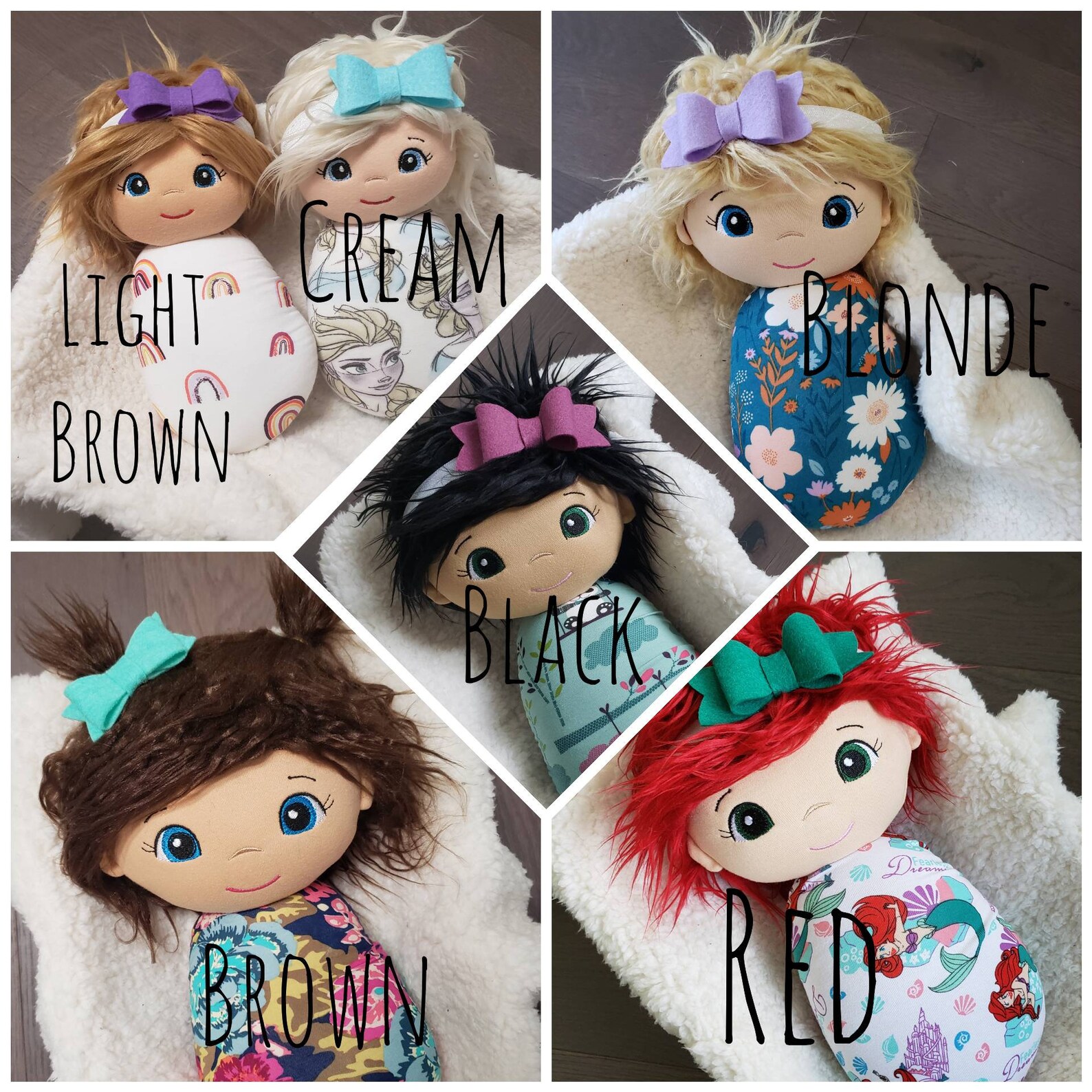 Handmade Waldorf Inspired Cloth Doll Plush Doll Swaddle Etsy