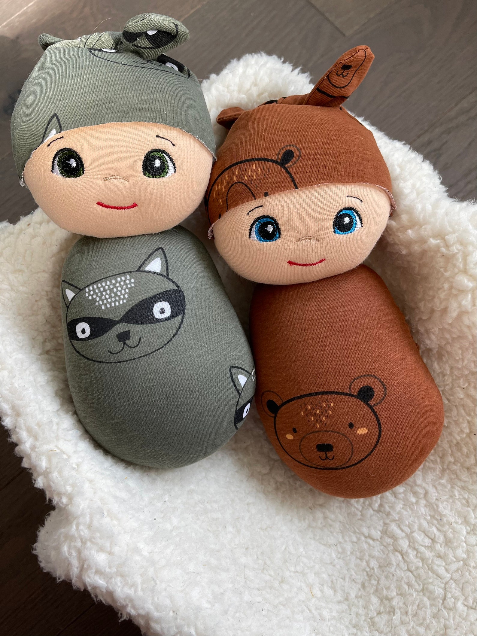 Handmade swaddle doll plush swaddle doll baby doll swaddle Etsy