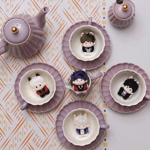 Love and Deepspace 5cm Mini Chibi Plush Doll  Keychain with Free Bonus Photocard [In stock] Xavier, Zayne, Rafayel, Sylus, Caleb