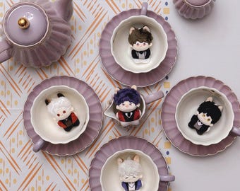 Love and Deepspace 5cm Mini Chibi Plush Doll  Keychain with Free Bonus Photocard [Pre-order] Mid-October, Limited Quantity