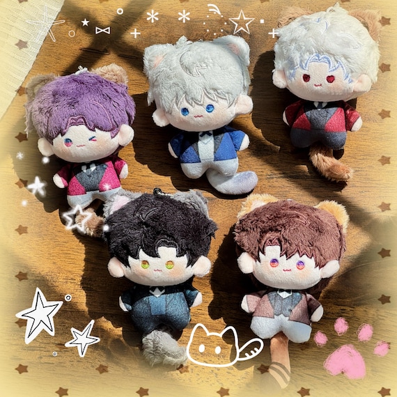LADS Kitten 8cm Chibi  Plush Doll  Keychain with Free Bonus  [Pre-order] Xavier, Zayne, Rafayel, Sylus, Caleb | Love and Deepspace