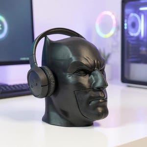 Support pour écouteurs super-héros | Support pour casque d&#39;écoute super-héros | Support pour casque d&#39;écoute | Support pour casque d&#39;écoute pour personnage | Cadeaux pour gamer | Décoration de jeu | Décoration de bureau