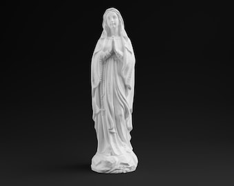 Virgin Mary Statue | Mother Mary Statue | Pocket Altar | Catholic Home Altar | Catholic Home Decor | Catholic Statue | Catholic Gifts