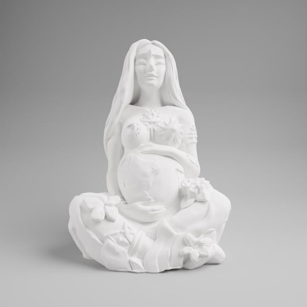 Gaia Statue | Gaia Altar | Gaia Goddess Statue | Gaia Figure | Mother Earth Statue | Greek Goddess Statue | Home Mini Altar | Pocket Altar