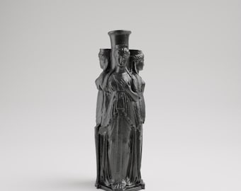 Standbeeld van Hecate | Hecate-altaar | Hekate-standbeeld | Hekate-altaar | Heksenaltaar | Zakaltaar | Altaardecoratie | Reisaltaar | Mini-altaar