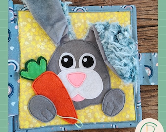 DIY Activiteiten boek pagina ‘Het Konijn’: patroon, pagina-indeling & stap-voor-stap handleiding (NL+EN)