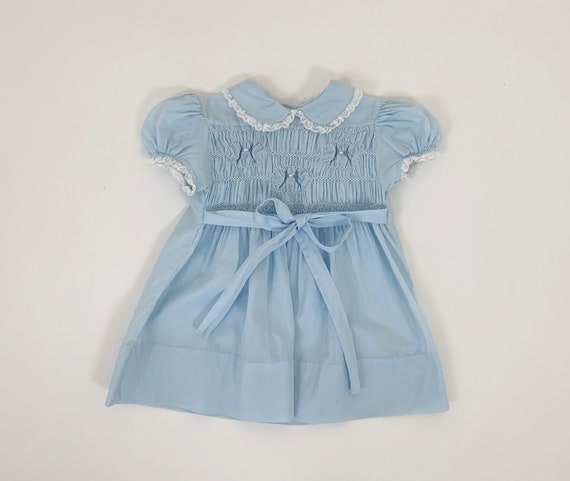 Vintage 1940s Dress Baby Girl 1950s Dress POLLY F… - image 7