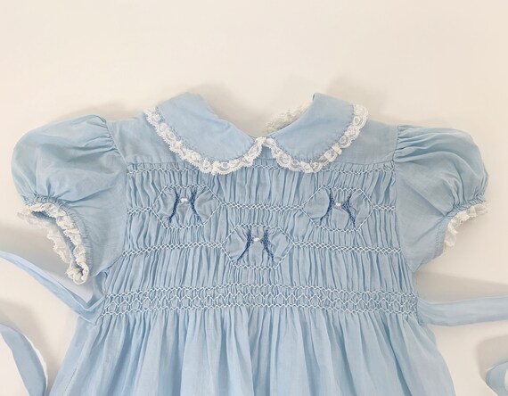 Vintage 1940s Dress Baby Girl 1950s Dress POLLY F… - image 4