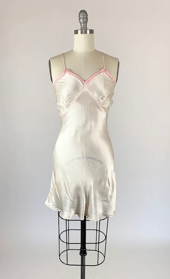 Vintage 1940s CC41 Step In Sheer Satin Onesie Rayo