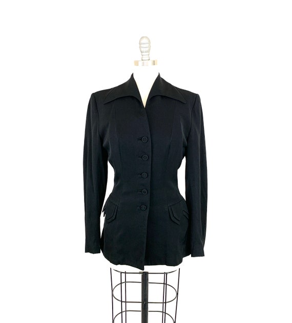 Vintage 1940s Suit Jacket Wasp Waist Nipped Dress Jacket Suit - Etsy