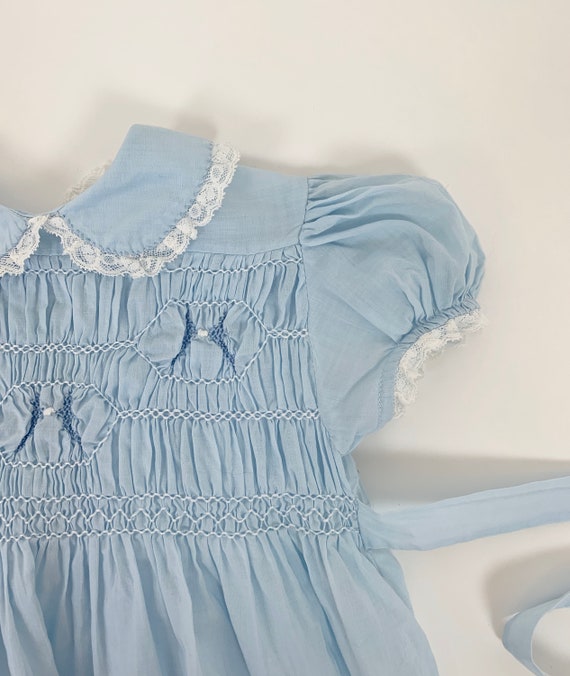 Vintage 1940s Dress Baby Girl 1950s Dress POLLY F… - image 2