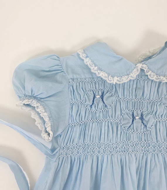 Vintage 1940s Dress Baby Girl 1950s Dress POLLY F… - image 3