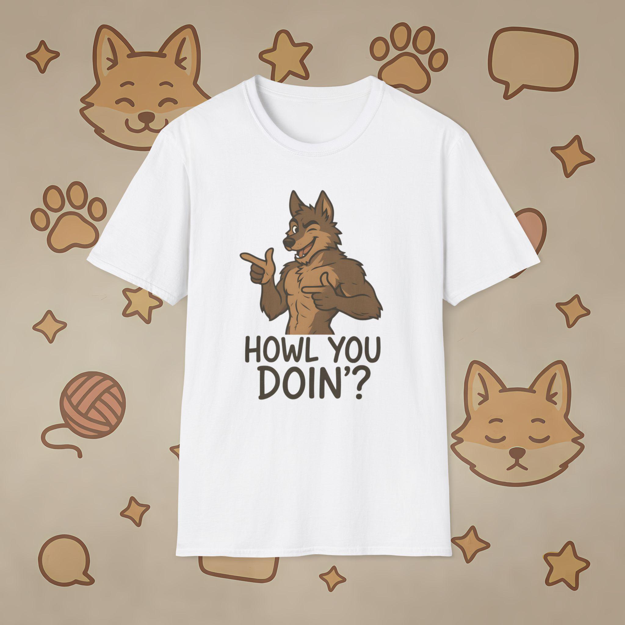 Furry Dog T-Shirt | Cute Fursuit Art Tee | Kawaii Furry Merch | Soft Unisex Shirt | Furry Gift for Fursuiters & Fans