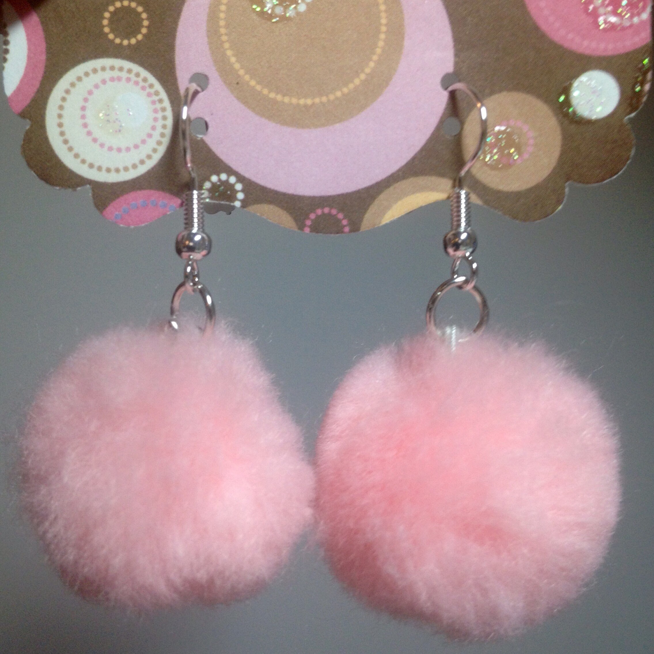 Pom Pom Earrings/Pom Pom Puff Balls/Dangle OR Stud Post Pom Etsy
