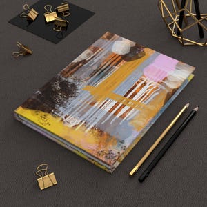 Grunge Design Hardcover Journal: Colorful Sketchbook, Creative Writing