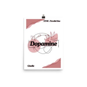 Poster con testo K-Pop - Dopamina