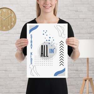 Poster con testo K-Pop - All In